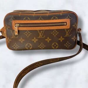 Louis Vuitton LV Shoulder Bag M51183 Pochette Cite Brown Monogram Crossbody